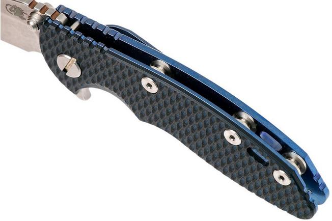 Image for Rick Hinderer XM-18 3" Spearpoint S35VN, blue/black G10 pocket knife