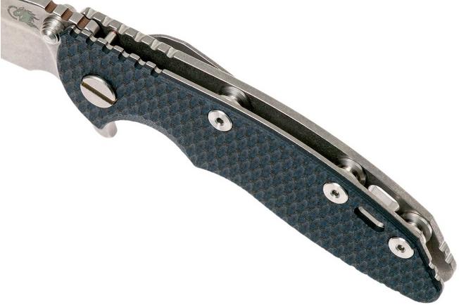 Image for Rick Hinderer XM-18 3" Spearpoint S35VN, blue/black G10 pocket knife