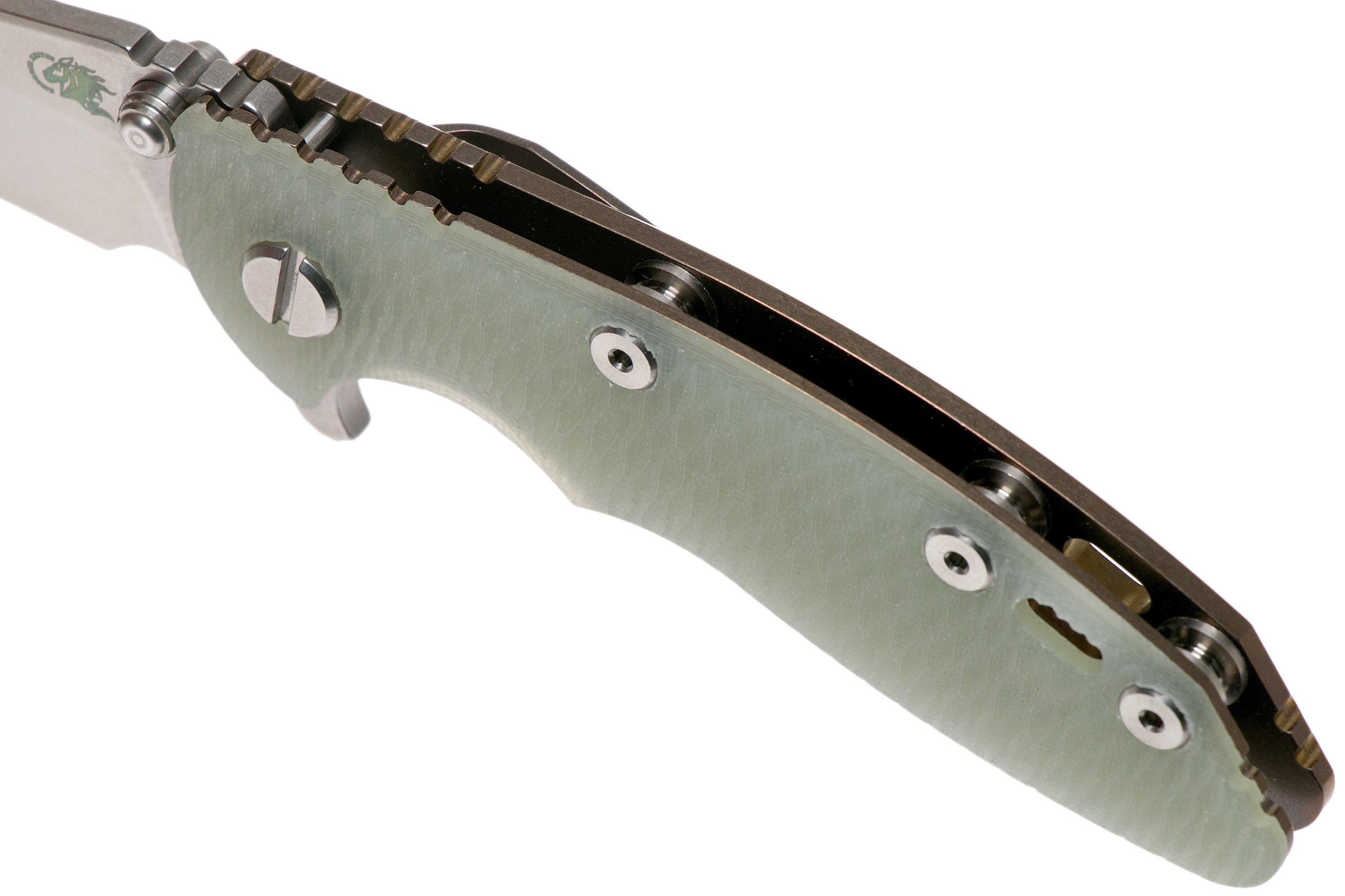 Rick Hinderer XM18 3” Wharncliffe CPM 20CV Stonewash, Bronze