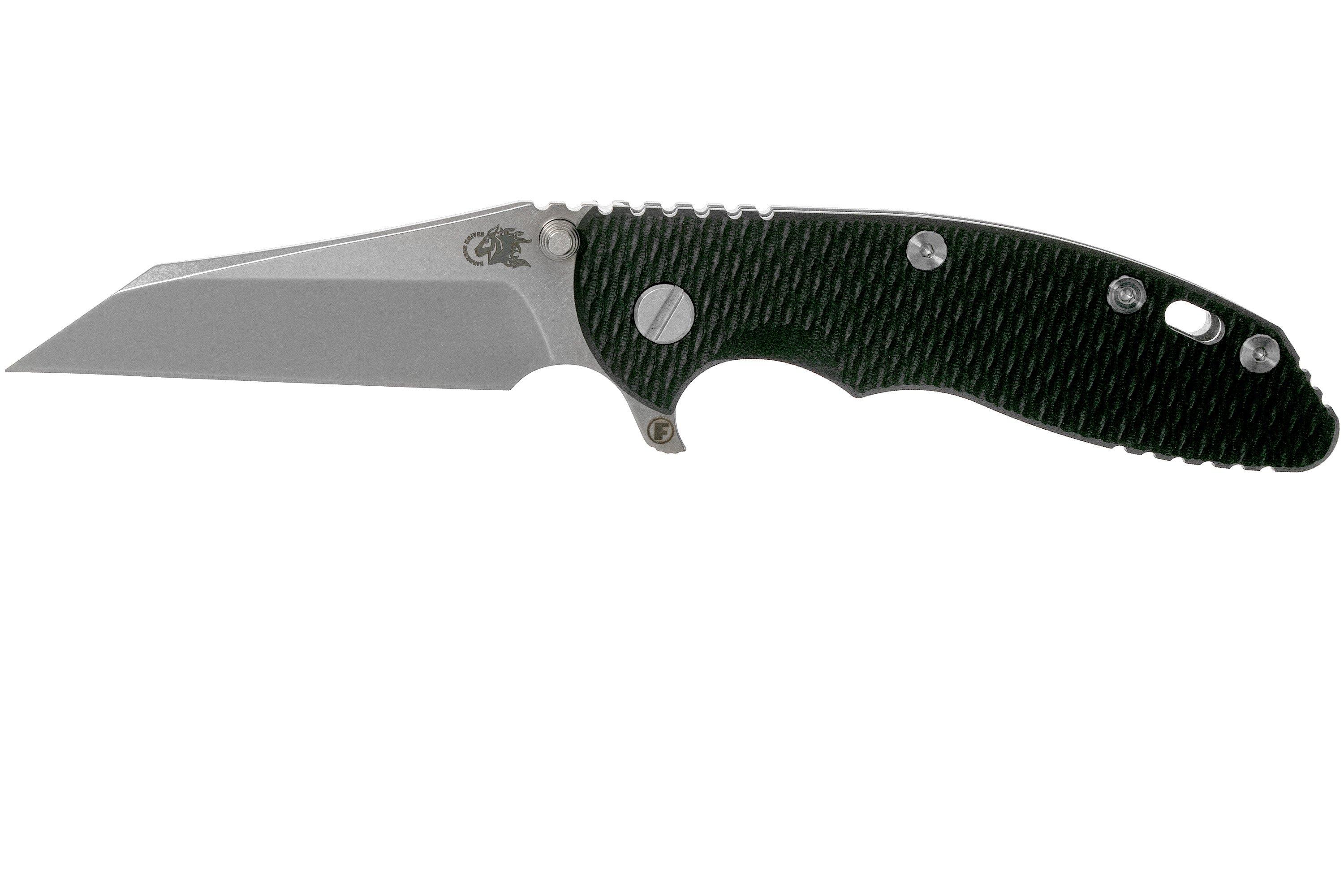 Rick Hinderer Xm Wharncliffe Fatty Cv Schwarzes G Taschenmesser G Nstiger Shoppen