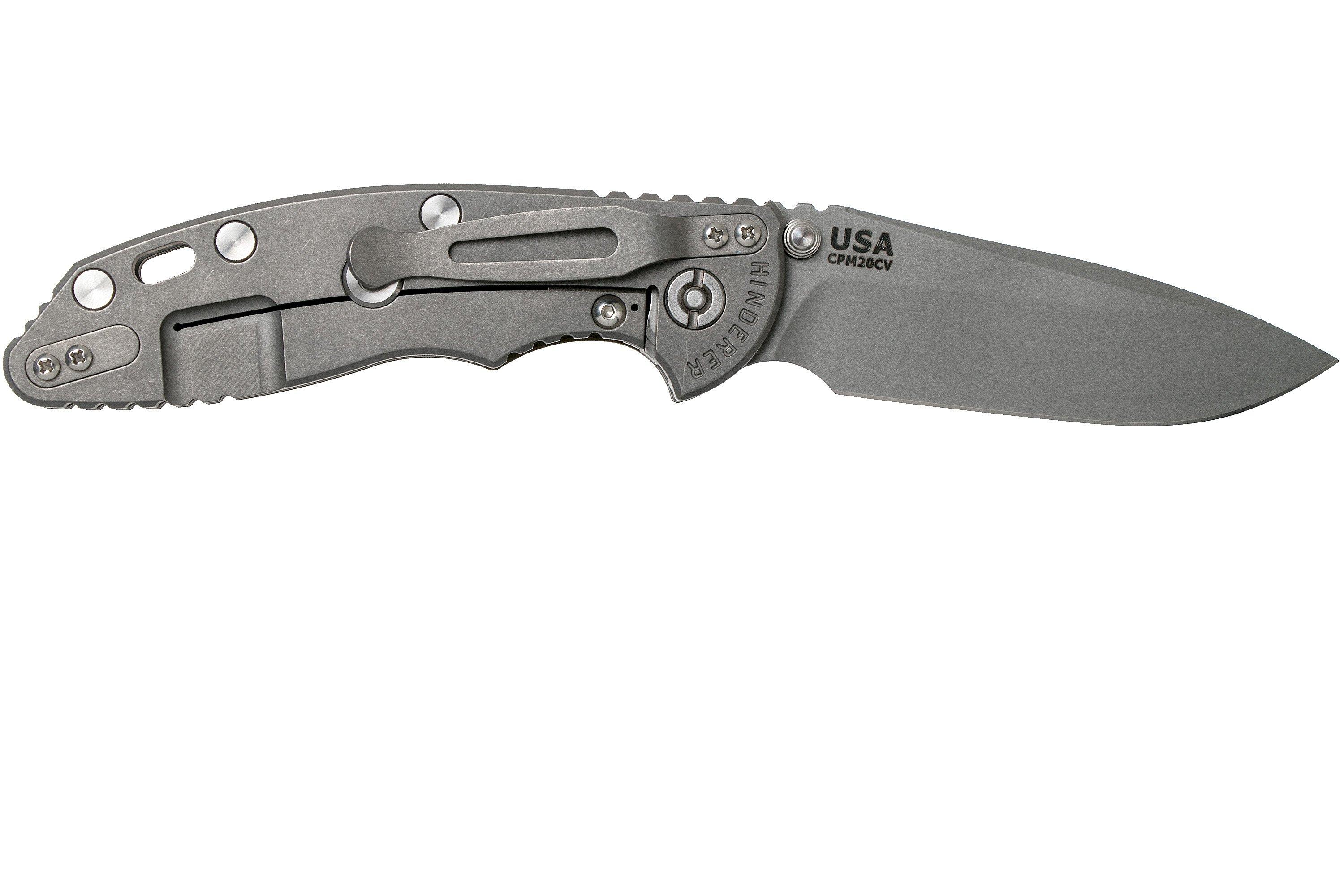 Rick Hinderer XM18 3,5” Non-Flipper Spearpoint Working Finish, OD