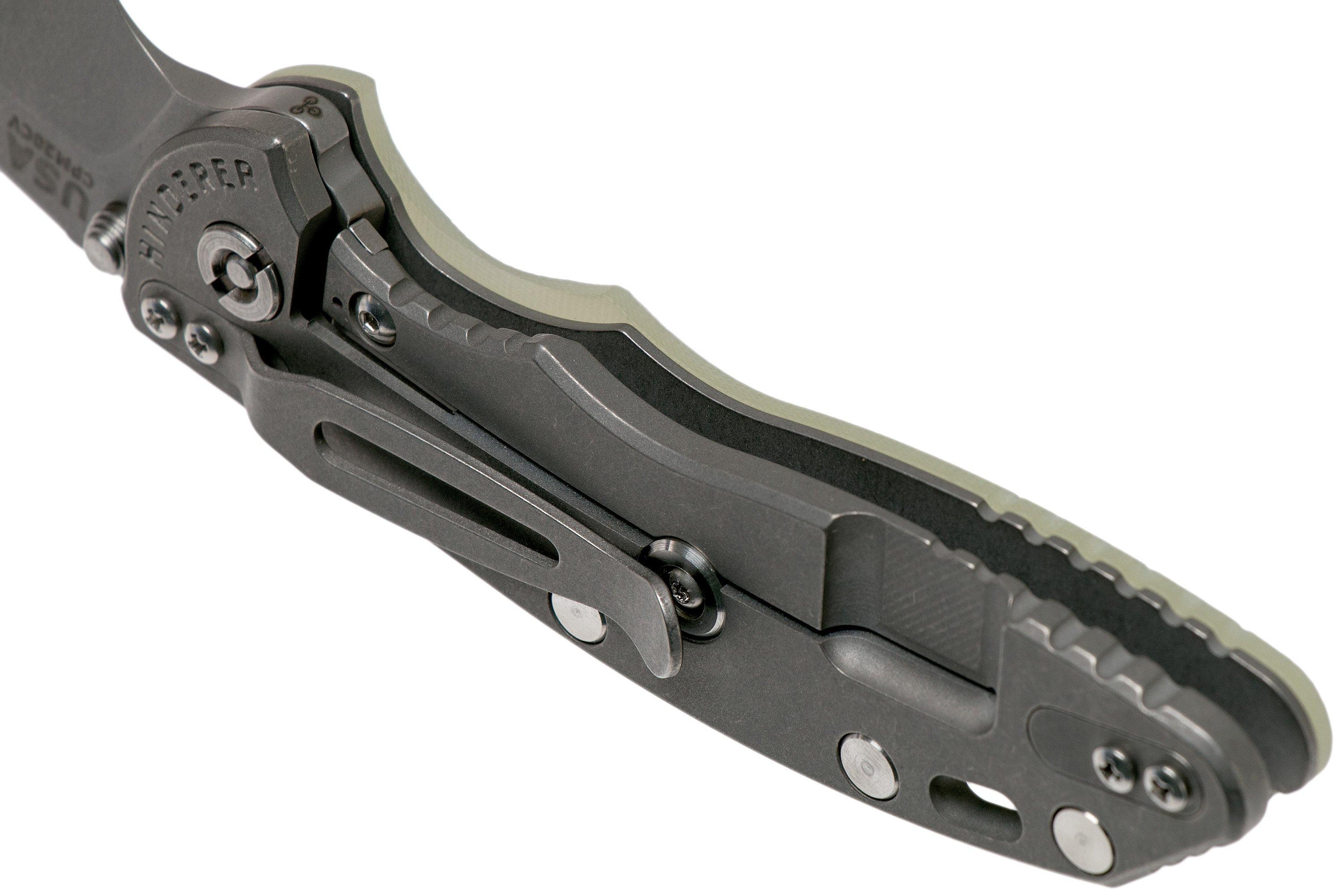 Rick Hinderer XM18 3,5” Non-Flipper Spearpoint Working Finish