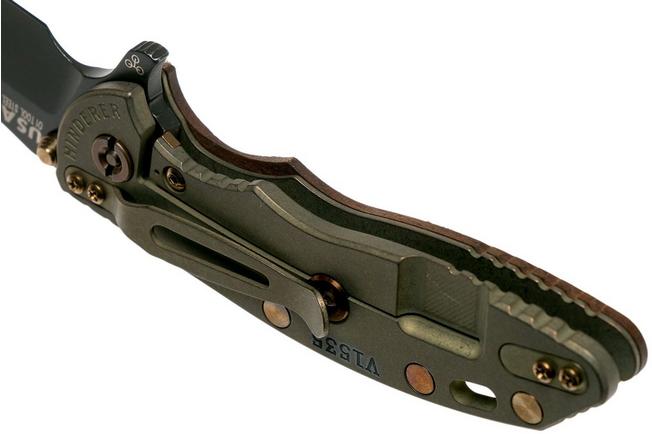 Image for Rick Hinderer XM-18 Skinner Vintage 3.5" Gen6 Smooth Walnut pocket knife