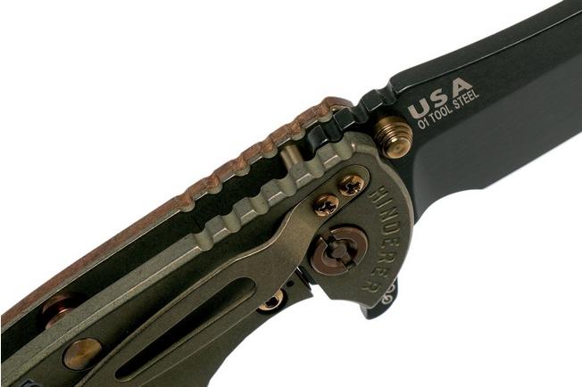 Image for Rick Hinderer XM-18 Skinner Vintage 3.5" Gen6 Smooth Walnut pocket knife
