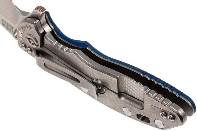 Image for Rick Hinderer XM-18 3.5" Skinner S35VN, blue-black G10 pocket knife