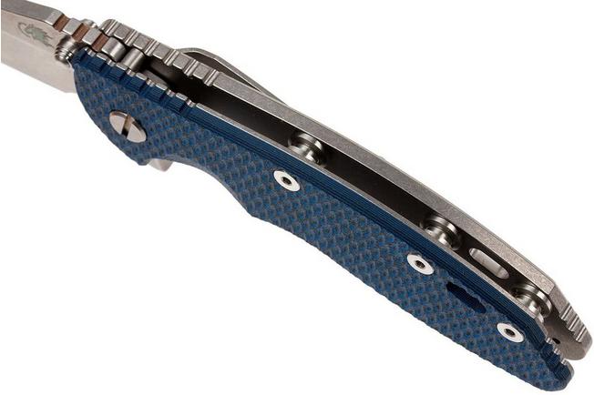 Image for Rick Hinderer XM-18 3.5" Skinner S35VN, blue-black G10 pocket knife