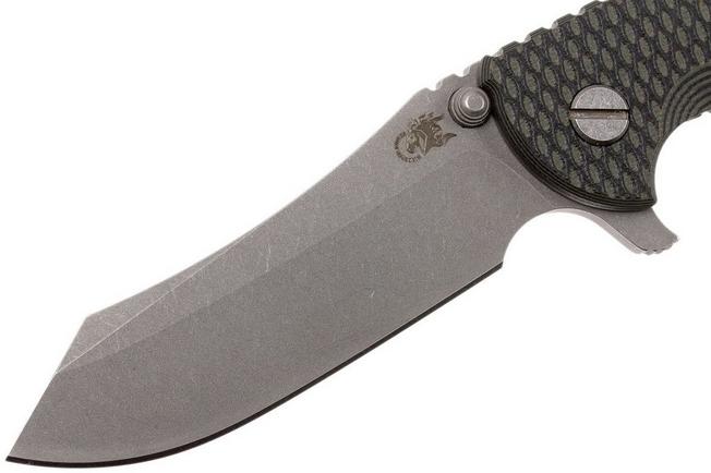 Image for Rick Hinderer XM-18 3.5" Skinner S35VN, green-black G10 pocket knife
