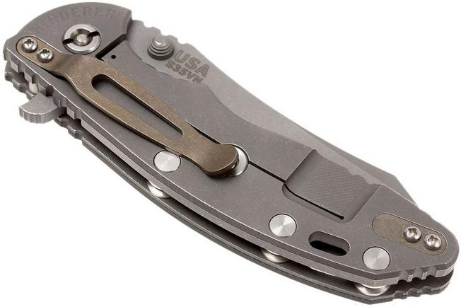 Image for Rick Hinderer XM-18 3.5" Skinner S35VN, green-black G10 pocket knife