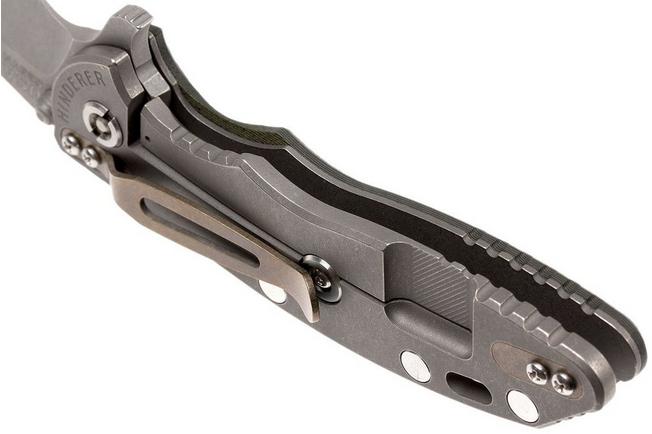 Image for Rick Hinderer XM-18 3.5" Skinner S35VN, green-black G10 pocket knife