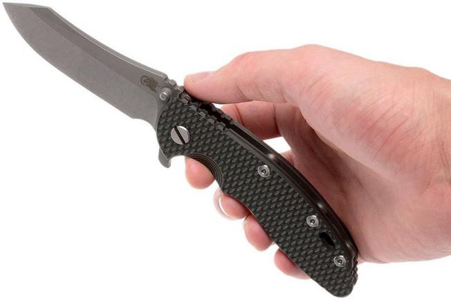 Image for Rick Hinderer XM-18 3.5" Skinner S35VN, green-black G10 pocket knife