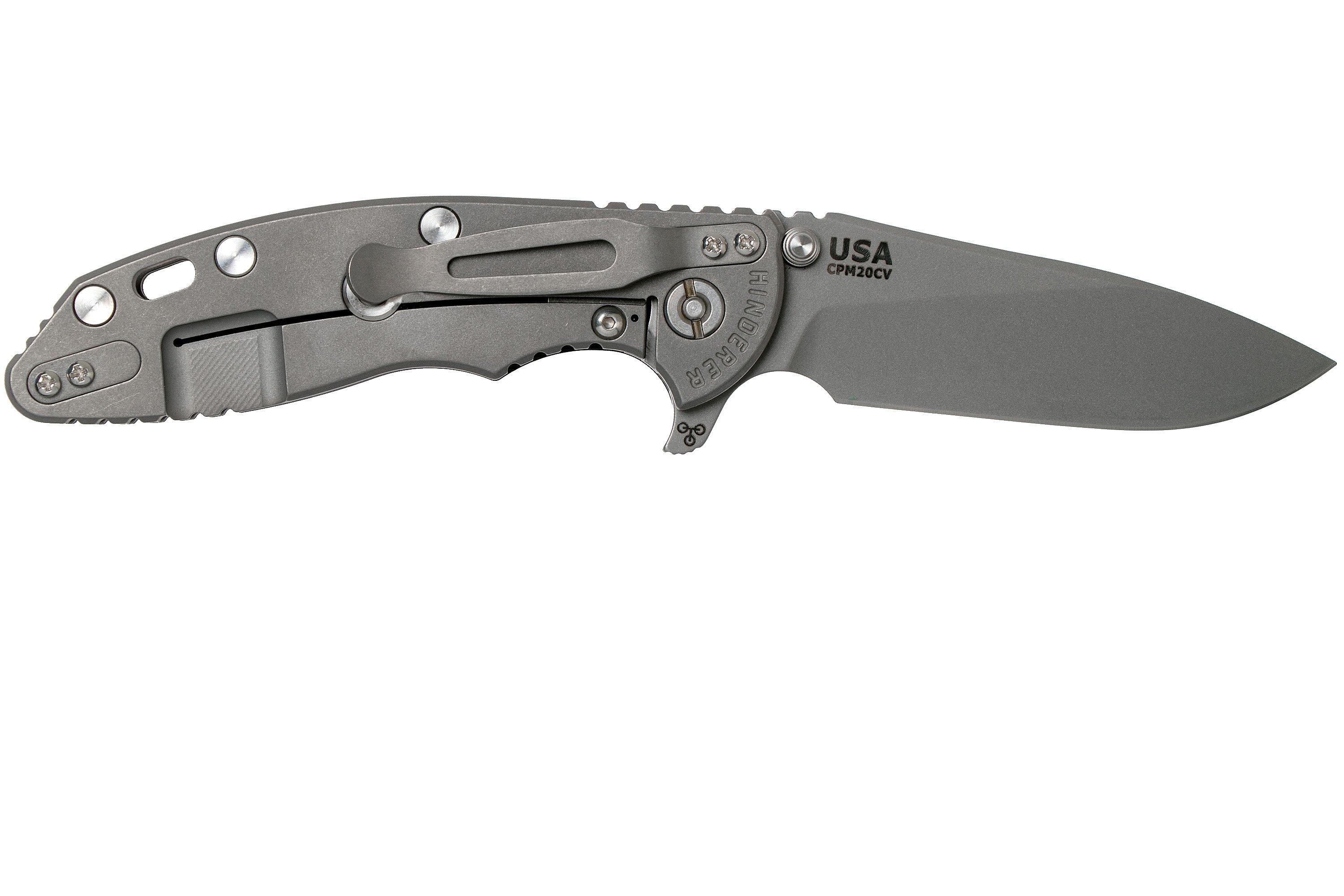 Rick Hinderer XM18 3,5” Slicer Working Finish, Black G10