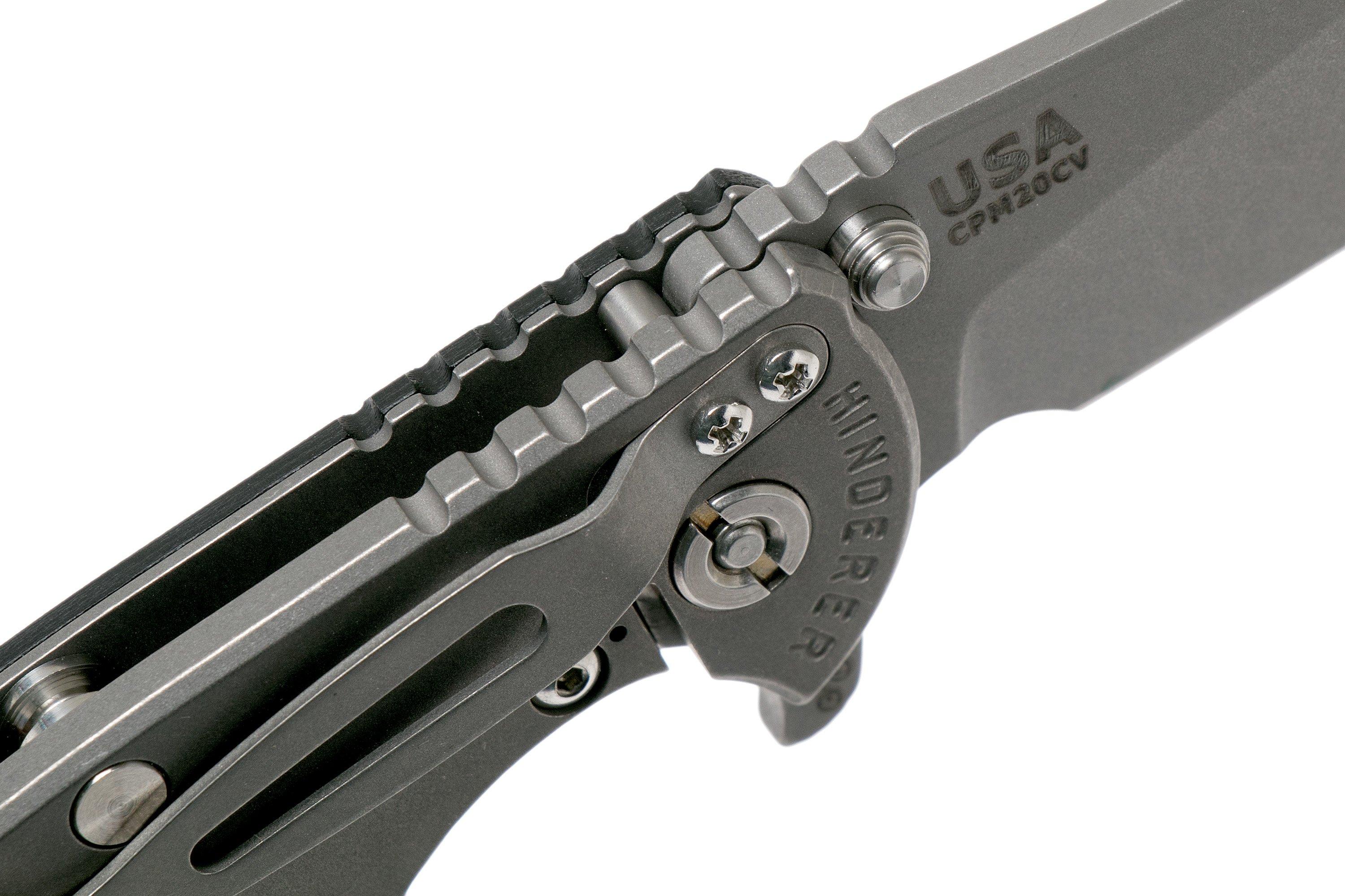 Rick Hinderer XM18 3,5” Slicer Working Finish, Black G10 ...
