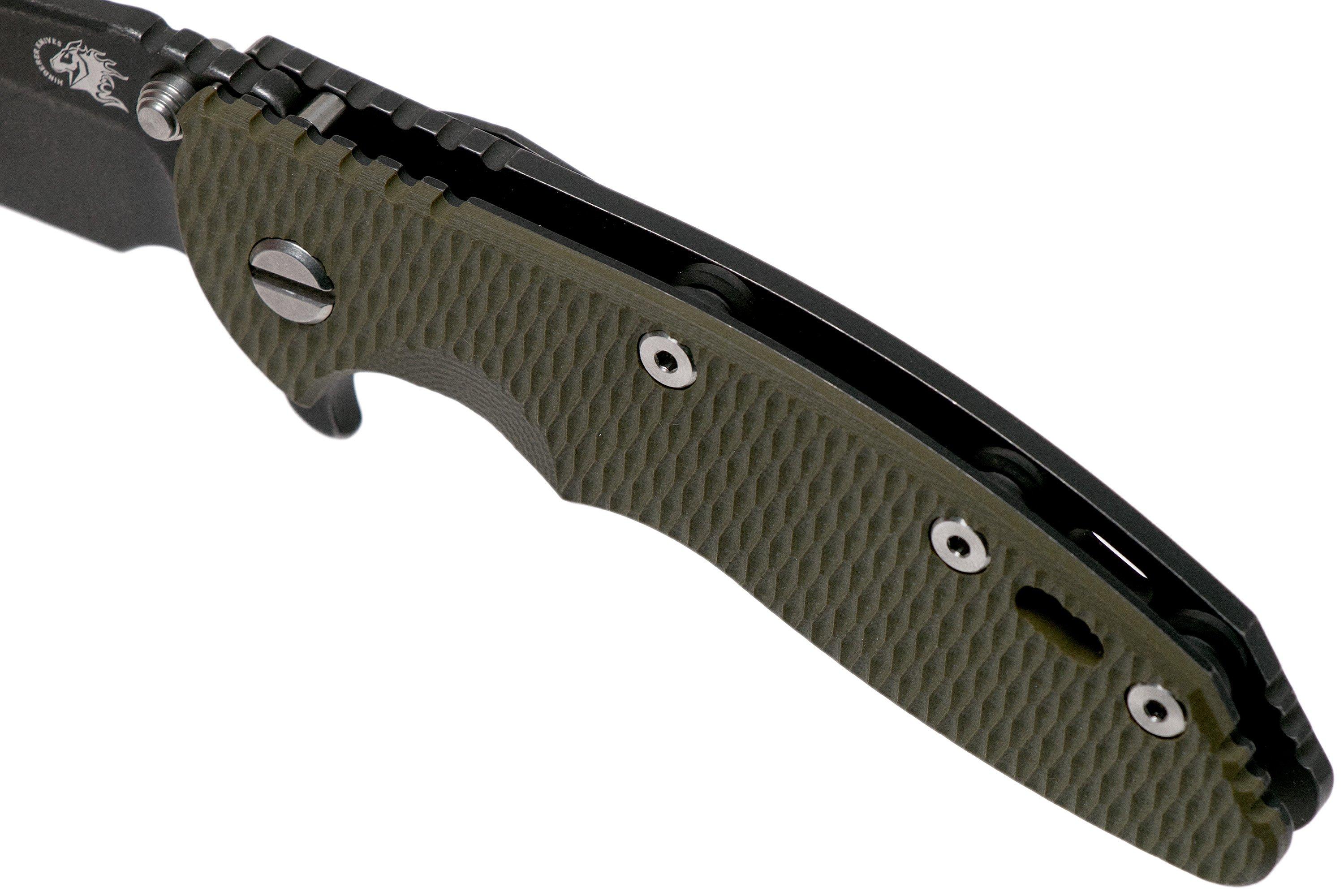 Rick Hinderer XM18 3,5” Spearpoint CPM 20CV Blackwash, Battle
