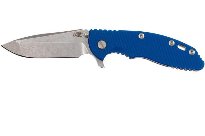 Image for Rick Hinderer XM-18 3.5" Spanto S35VN, blue G10 pocket knife