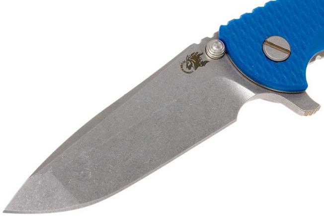 Image for Rick Hinderer XM-18 3.5" Spanto S35VN, blue G10 pocket knife