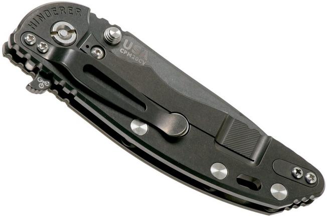 Image for Rick Hinderer XM18 3,5” Skinny Slicer Black DLC, OD Green G10