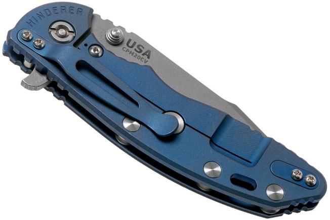Bild für Rick Hinderer XM-18 3.5" Skinny Harpoon Spanto Battle Blue, Black G10 Taschenmesser