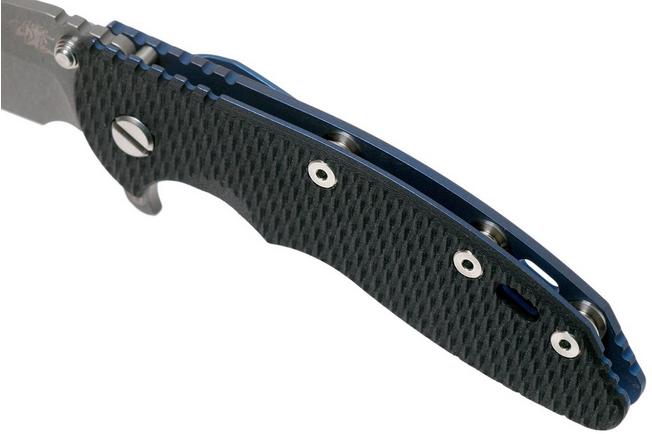 Bild für Rick Hinderer XM-18 3.5" Skinny Harpoon Spanto Battle Blue, Black G10 Taschenmesser