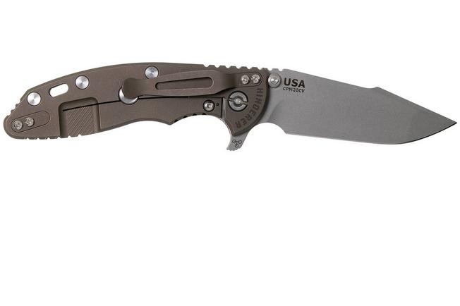 XM-18 3.5″ Skinny Sheepsfoot-Battle Blue-Blue/Black G10 – Rick Hinderer  Knives