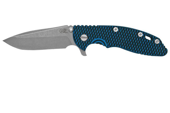 Bild für Rick Hinderer XM-18 3.5" Spanto S45VN Stonewash, Battle Blue, G10 blau-schwarz, CPM S45VN Taschenmesser