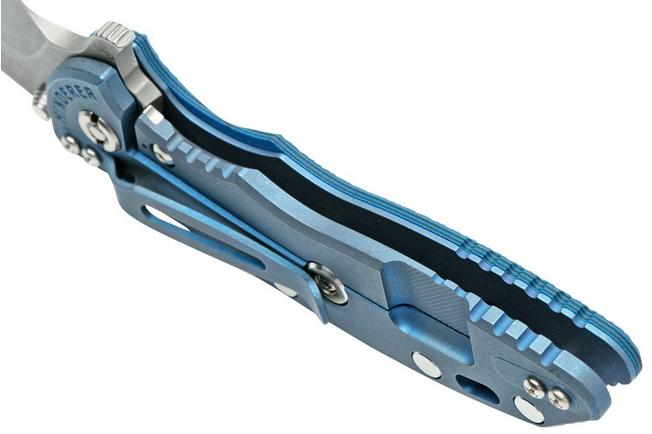 Bild für Rick Hinderer XM-18 3.5" Spanto S45VN Stonewash, Battle Blue, G10 blau-schwarz, CPM S45VN Taschenmesser