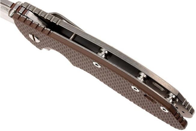 Image for Rick Hinderer XM-24 4" Spanto S35VN, dark earth G10 pocket knife