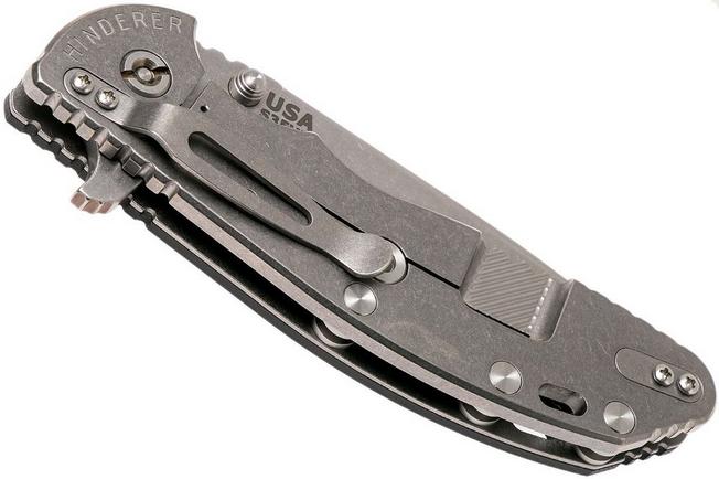 Image for Rick Hinderer XM-24 4" spearpoint S35VN, black G10 pocket knife
