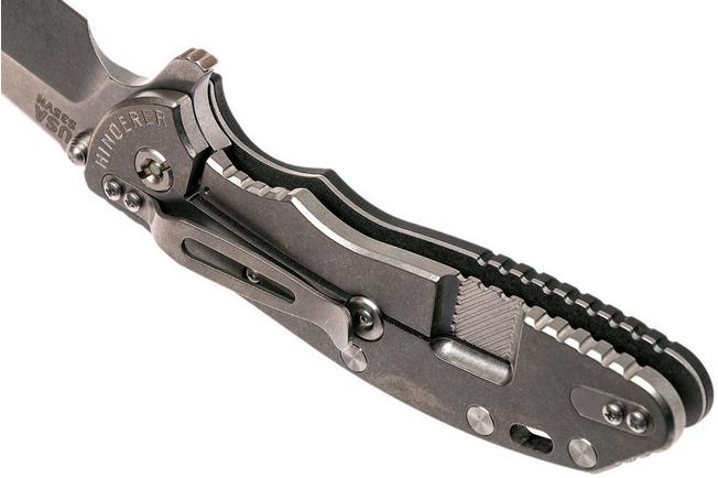 Image for Rick Hinderer XM-24 4" spearpoint S35VN, black G10 pocket knife