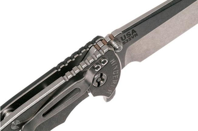 Image for Rick Hinderer XM-24 4" spearpoint S35VN, black G10 pocket knife