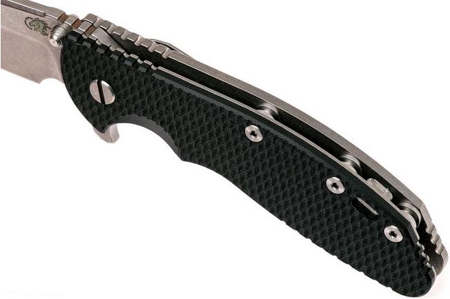 Image for Rick Hinderer XM-24 4" spearpoint S35VN, black G10 pocket knife