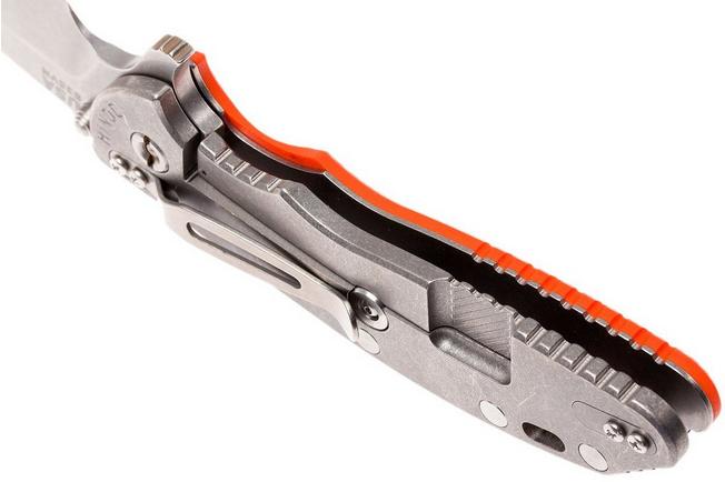 Image for Rick Hinderer XM-24 4" spear point S35VN, orange G10 pocket knife
