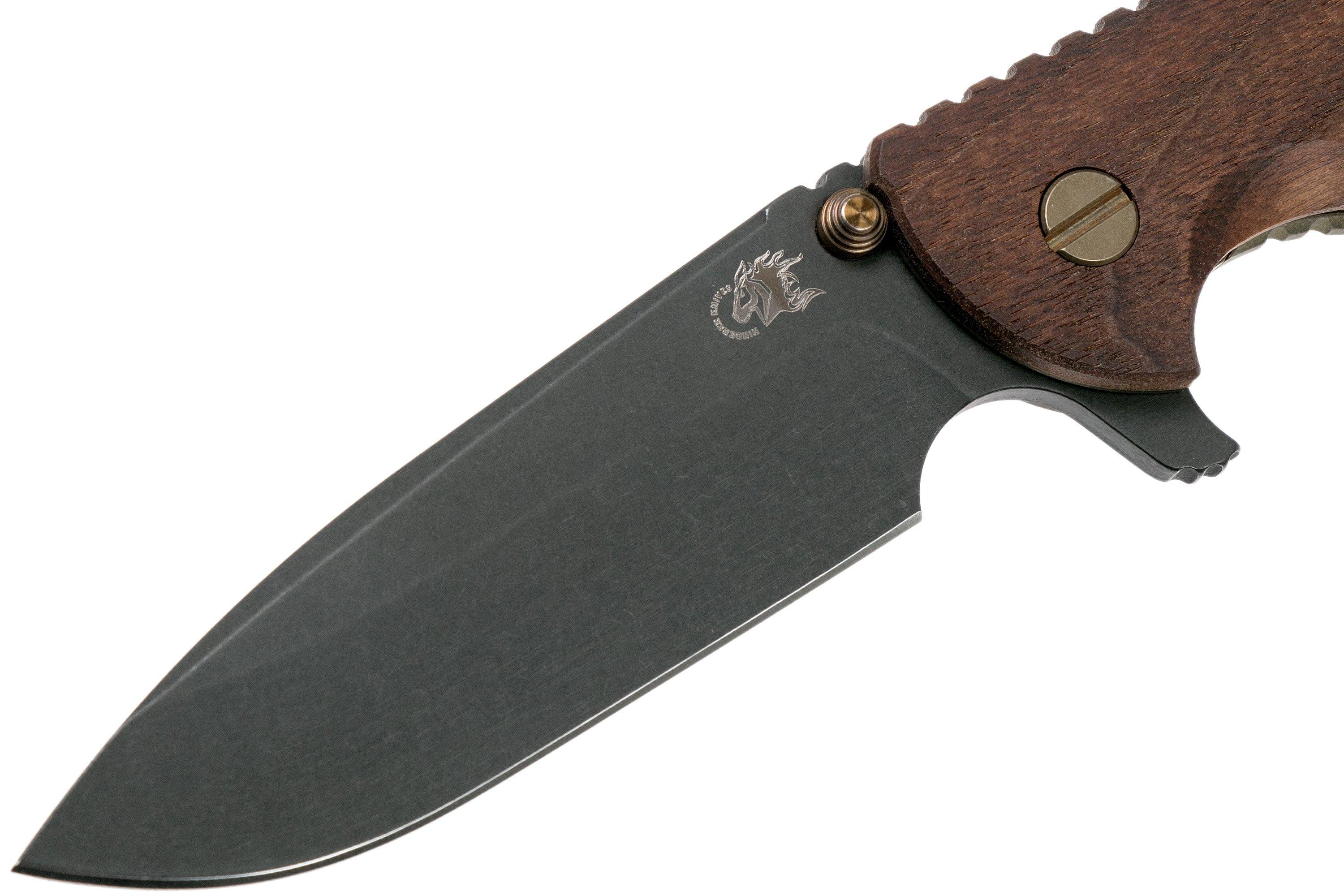 Rick Hinderer XM24 Vintage 4” Spearpoint Smooth Walnut zakmes