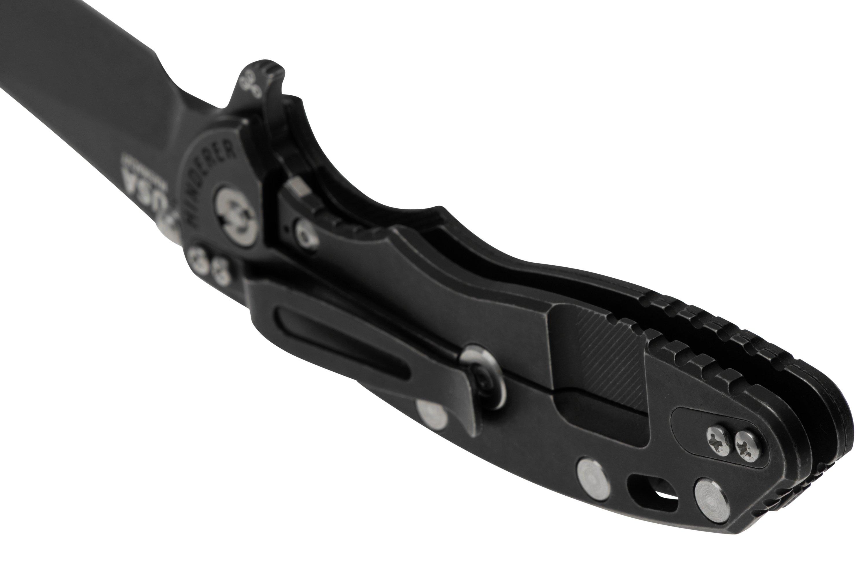Rick Hinderer XM18 3.5 Skinny Slicer Magnacut Black DLC Black G10