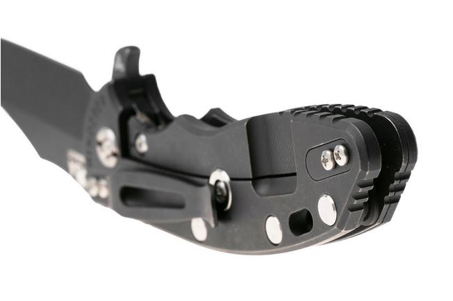 Afbeelding voor Rick Hinderer XM-18 3.5, Battle Black CPM MagnaCut Bowie, Black G10 zakmes