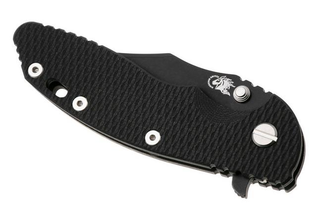 Afbeelding voor Rick Hinderer XM-18 3.5, Battle Black CPM MagnaCut Bowie, Black G10 zakmes