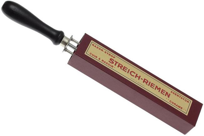 Herold Solingen HS56RI double-sided adjustable leather strop (red