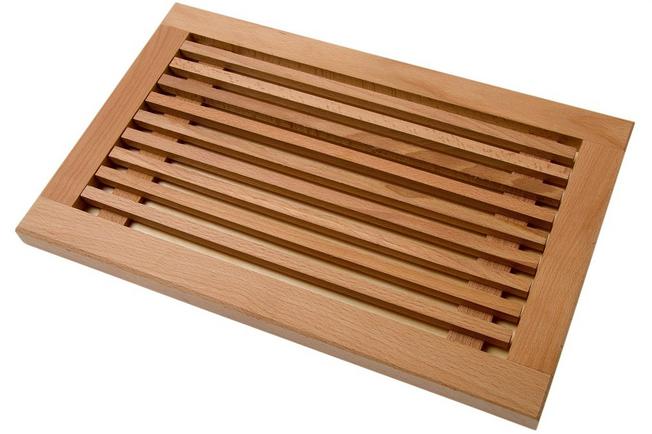 Bread Chopping Board with Crumb Catcher & Removeable Slots 40cm x 25cm. 