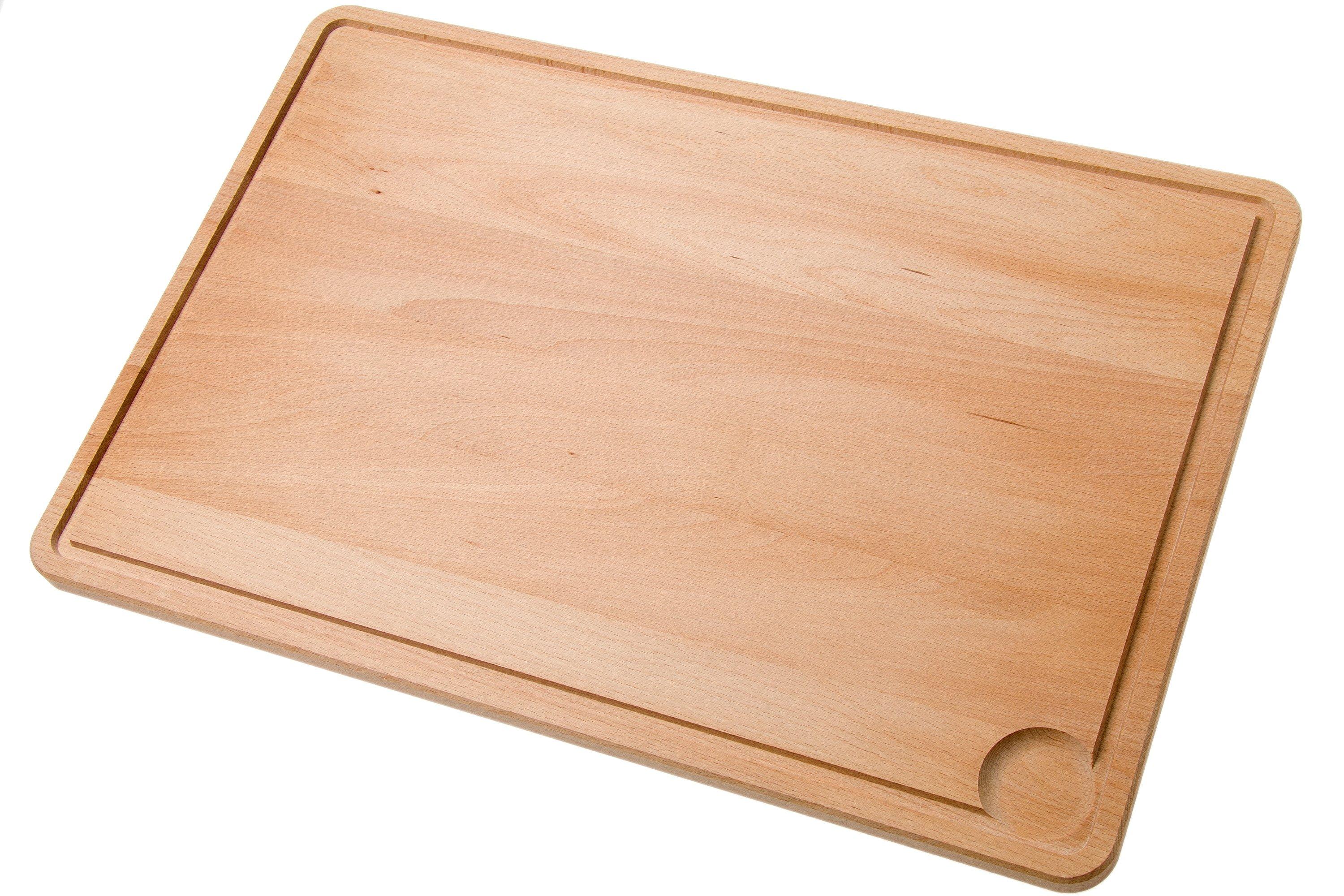 Pardon Panorama kwaliteit Il Cucinino cutting board with slot, beech wood 60x40 cm | Advantageously  shopping at Knivesandtools.com