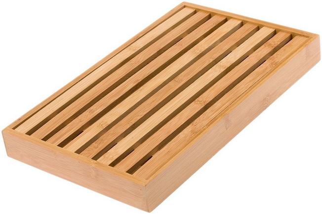 Ansichtkaart cliënt uitspraak Il Cucinino Bahama A2134 broodplank met opvangbak, bamboe, 38x23x4 cm |  Voordelig kopen bij knivesandtools.be