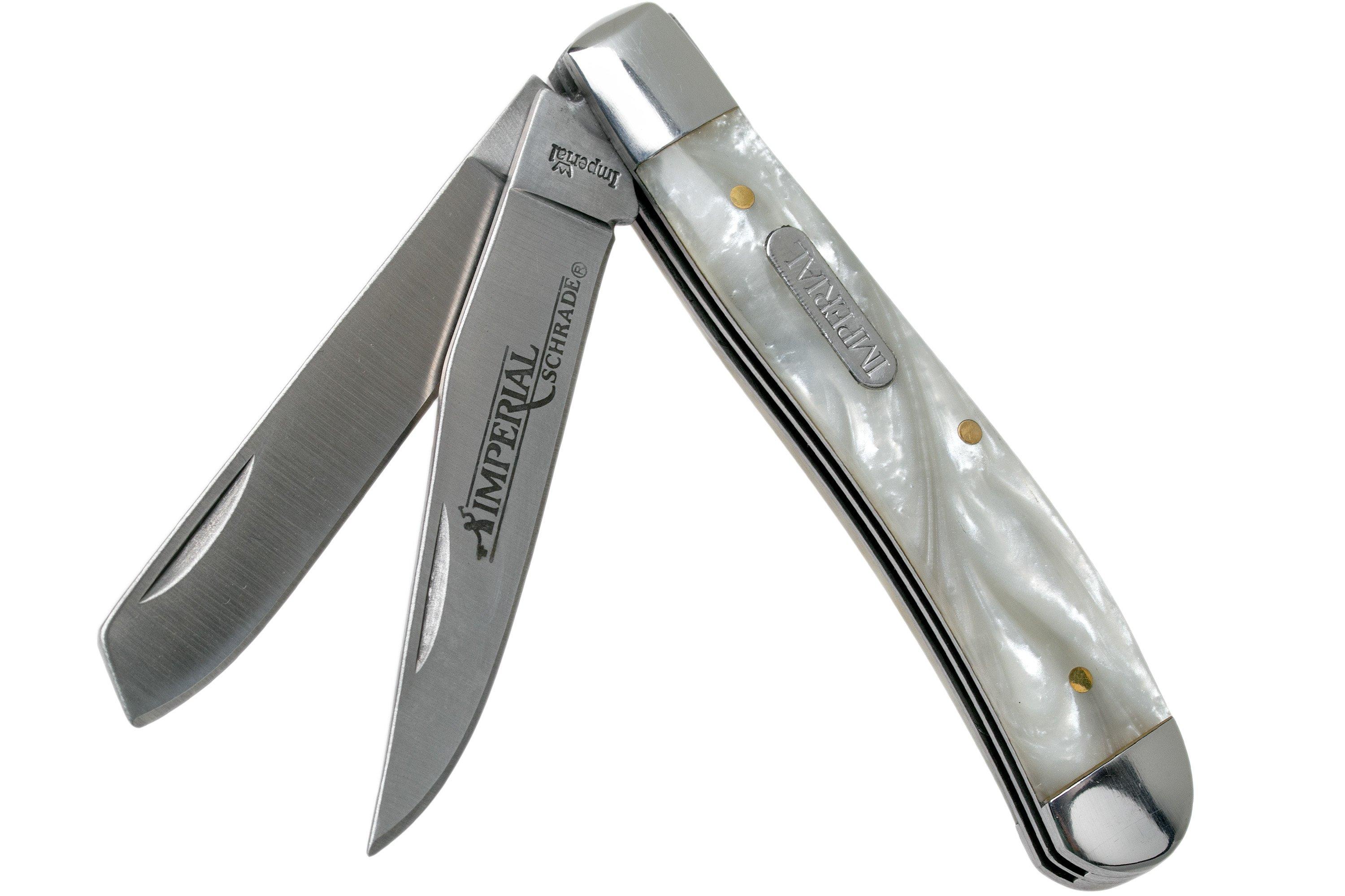 Imperial Large Trapper Cracked Ice IMP13L slipjoint pocket knife