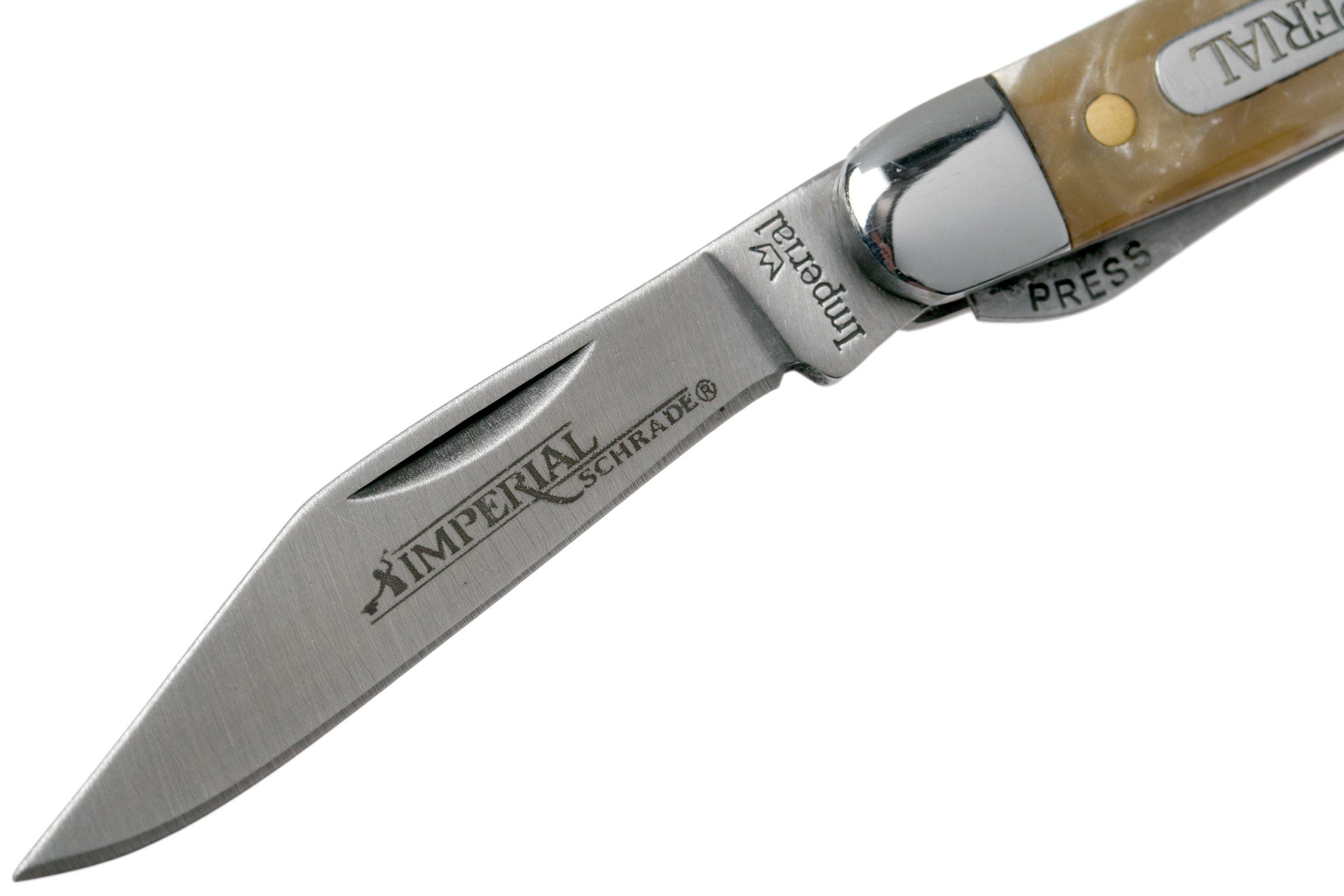 Imperial Peanut Cracked Ice IMP21CI slipjoint pocket knife