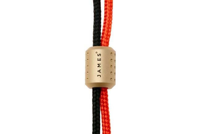 Afbeelding voor The James Brand The Alder ES215992-10 Gold, paracord lanyard met bead