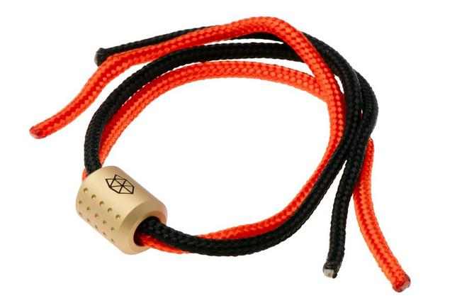 Afbeelding voor The James Brand The Alder ES215992-10 Gold, paracord lanyard met bead