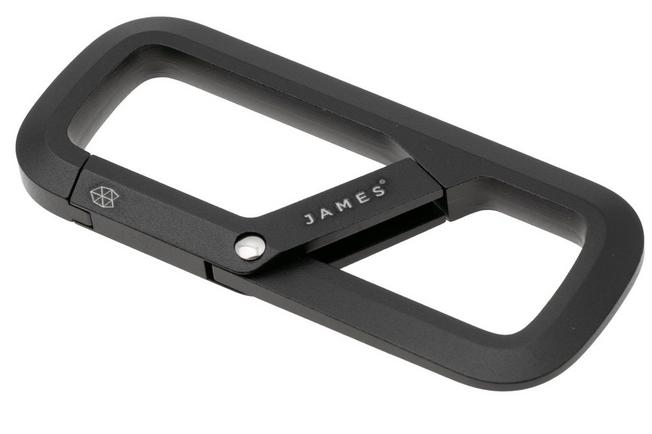 Afbeelding voor The James Brand The Madison ES216903-10 Black, karabijnhaak