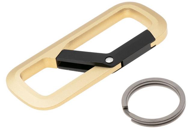 Afbeelding voor The James Brand The Madison ES216990-10 Gold + Black, karabijnhaak