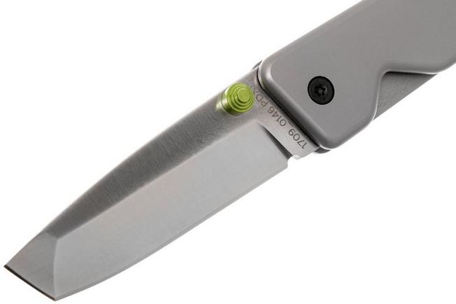Image for The James Brand Chapter Tanto, titanium + satin pocket knife