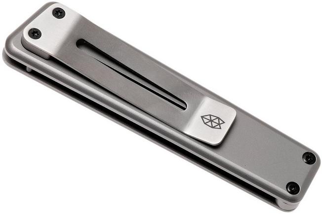 Image for The James Brand Chapter Tanto, titanium + satin pocket knife