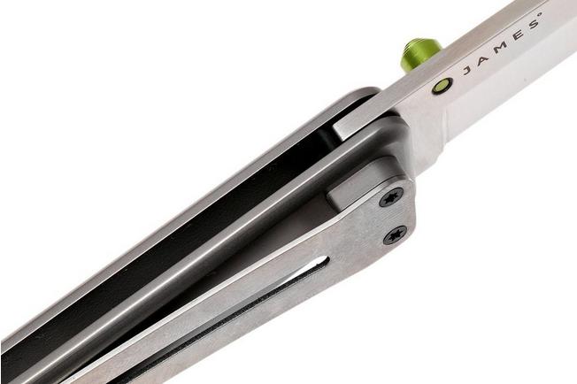 Image for The James Brand Chapter Tanto, titanium + satin pocket knife