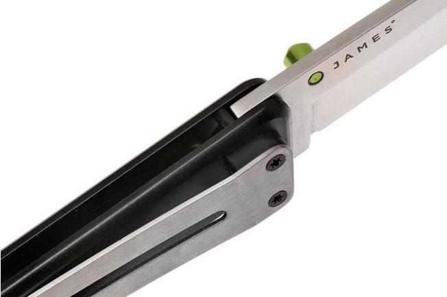 Image for The James Brand Chapter, black + satin pocket knife