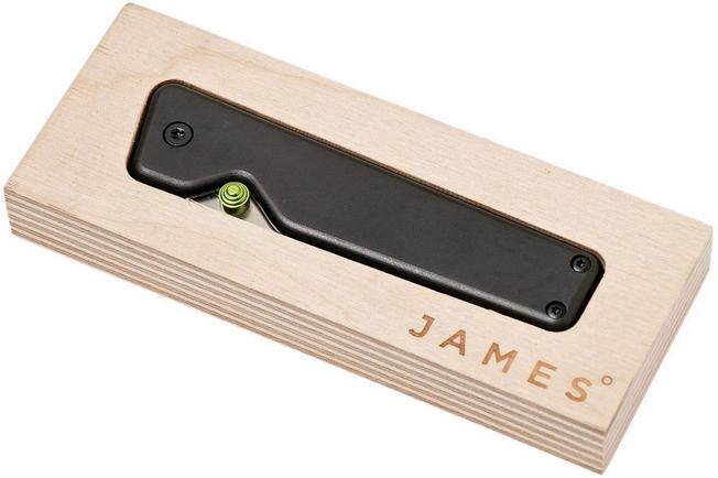 Image for The James Brand Chapter, black + satin pocket knife